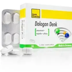 Dologan Denk (paracetamol+ibuprofen+caffeine) tablet