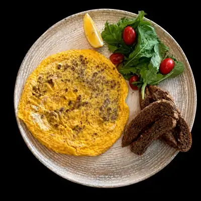 Minced Meat Omelette