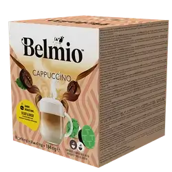 Belmio Cappuccino Capsules for Dolce Gusto – 16 Capsules (8 Coffee + 8 Milk)