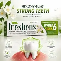 SADOER Jasmine Tea Toothpaste (Freshens White 6)