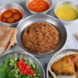 Rice With Pomegranate Molasses And Chicken