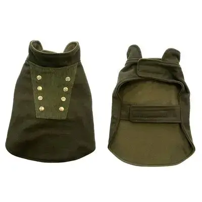 Dog jacket blazer green XS