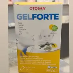 otosan gel forte natural lemon taste 14 stick pack