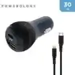 ‏Powerology Ultra-Quick 30W Car Charger