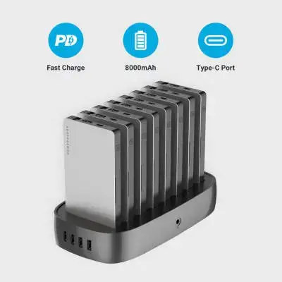 Powerology 8in1 Power Bank Station 8000mah