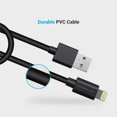 Powerology Iphone&ipad Pvc 1.2m Lightning Cable