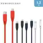 Powerology Braided USB-C to Lightning Cable 1.2 m