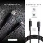 Powerology PVC Type-C to Lightning Cable 1.2M With Apple MFI Certificate