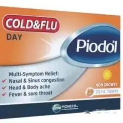 piodol cold and flu day 20 tab