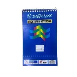 SHORTHAND NOTEBOOK 128 V 203 Mm