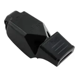Fox 40 Fuziun CMG Pealess Referee Whistle with Cushioned Mouth Grip (Black)