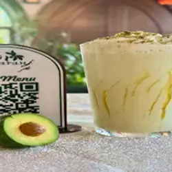Avocado With Honey and Milk
