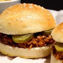Local Minced Meat Sandwich