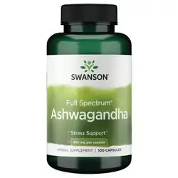 Swanson Full Spectrum Ashwagandha 450 mg 100 Capsules