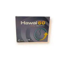 Hawai 60 60mg dapoxetine 3 tablets
