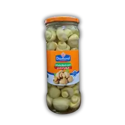 Whole diamond glass mushrooms 530g