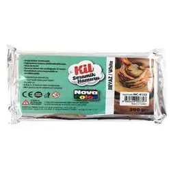 NOVA COLOR CLAY 500 GRAM WHITE NC-4132