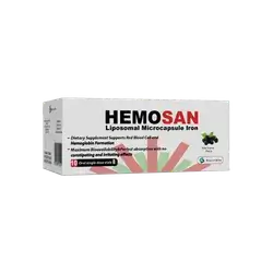 HEMOSAN liposomal microcapsule Iron 10oral singel dose vial