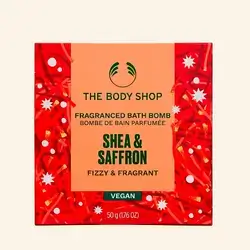 Shea and Saffron Bath Bomb THE BODY SHOP
