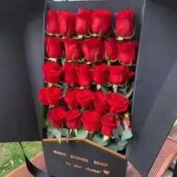 A Box Of Red Roses