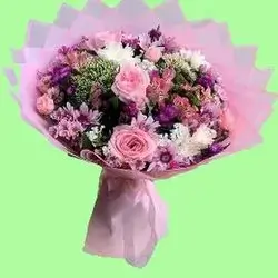 Pink & Purple Garden Bouquet