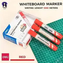 White Board Marker red 1000m-deli