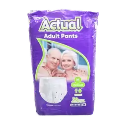 Actol Medium Diapers, 30 Count