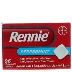ريني أقراص- 96 حبة rennie 96 chewable tablets