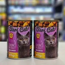 SuriCat Chicken In Gravy 415g x 2Pcs
