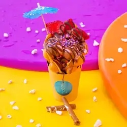 Fruit Bubble Waffle