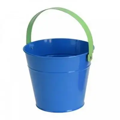 Metal Garden Bucket 3Ass