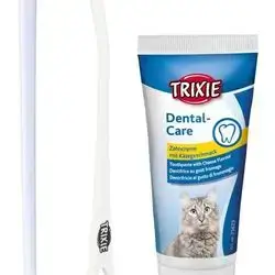 Trixie Dental Hygiene Set With Cheese Aroma 50g