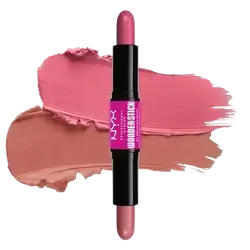 Wonder Stick Dual-Ended Cream Blush Stick 01 LIGHT PEACH + BABY PINK 2×4g _ NYX PROFESSIONAL MAKEUP
