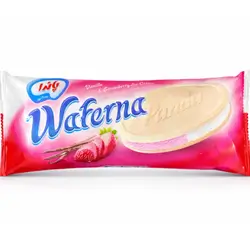 waferna vanilla and strawberry ice cream 60g