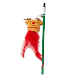 E569 Christmas Cat Stick