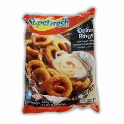 Super Fresh Crispy Onion Rings 450 gm