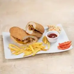 Chicken Shawarma With Samoon
