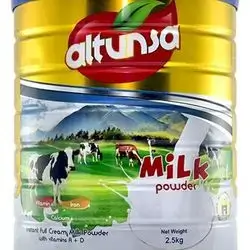 MILK POWDER FULL CREAM ALTUNSA 2.5KG TIN
