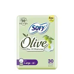 Sofy Olive Slim Large 30 Pads