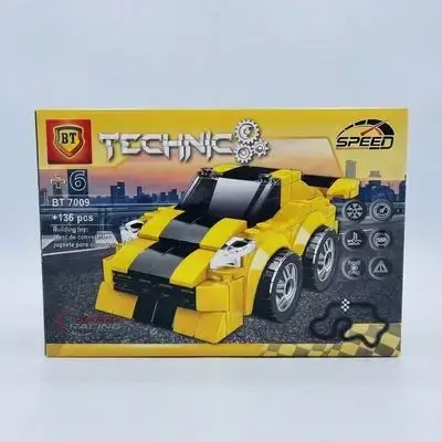 Lego Car Yellow 136 Pcs