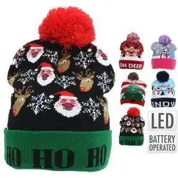 Knıtted Hat Wıth Led 5Ass
