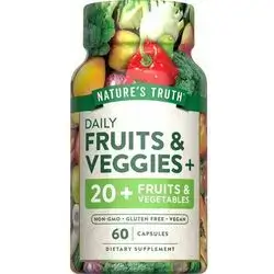 Nature's Truth Super Fruits and Veggies | 60 Vegan Capsules | Vitalizing Antioxidant Superfood Formula | Non-GMO & Gluten Free Supplement