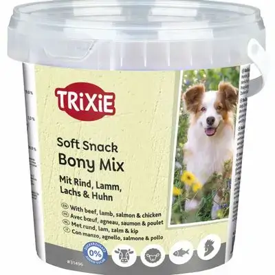 Soft Snack Bony Mix with beef, lamb, salmon & chicken 500g