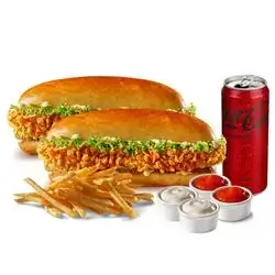Double Cajun Sandwich Menu ( Two Piece )
