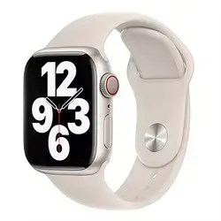 Devia - Silicone Strap For Apple Watch (42Mm/44Mm/45Mm/46Mm/49Mm) - Starlight