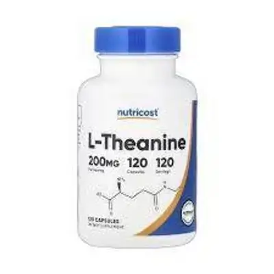 L Theanine 200mg 120Caps NUTRICOST