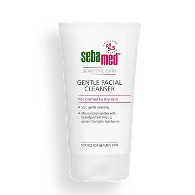 Sensitive Skin Gentle Facial Cleanser For Normal To Dry Skin 150ml _ Sebamed