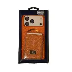 Swarovski iPhone 17 Pro Max Cover With Bag  - Orange