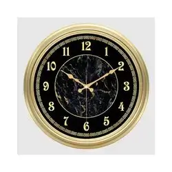 Decorative Premium Marble Large Gold Wall Clock