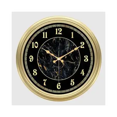 Decorative Premium Marble Large Gold Wall Clock